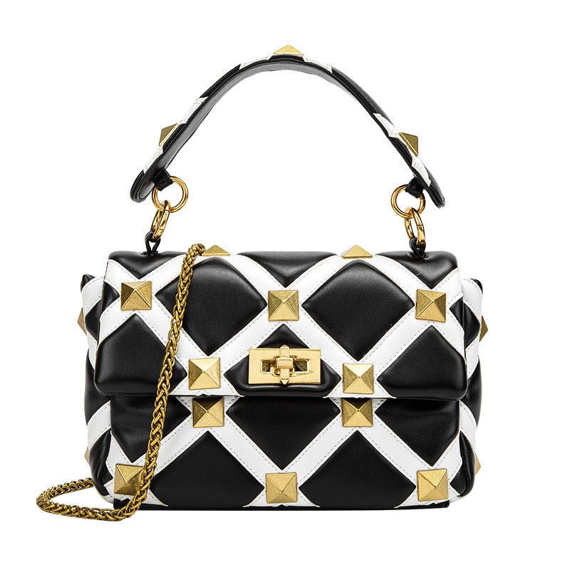 Plaid One-Shoulder Bag