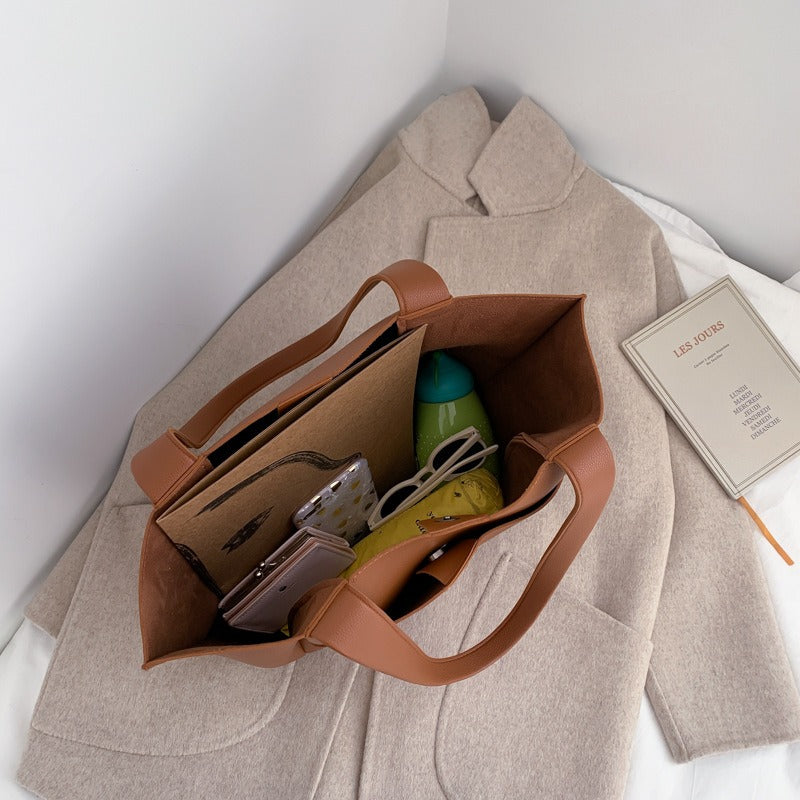 Simple One Shoulder Tote Bag