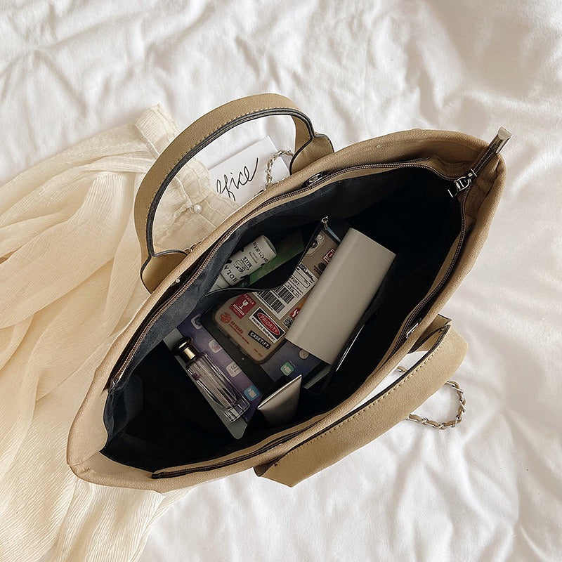 Chic Canvas Bucket Bag