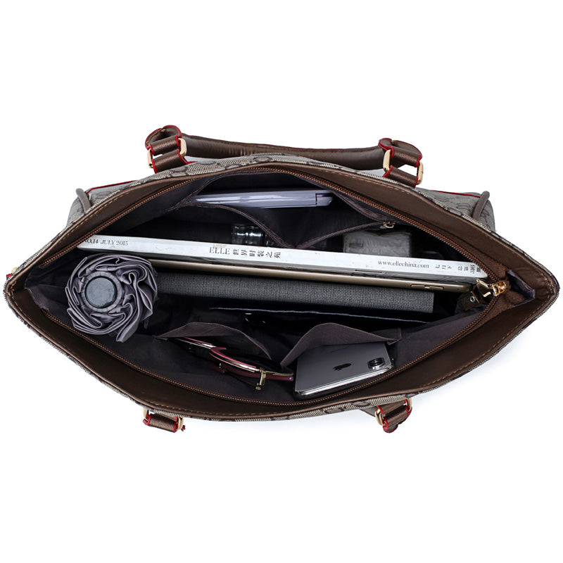 Leather Handbag Set