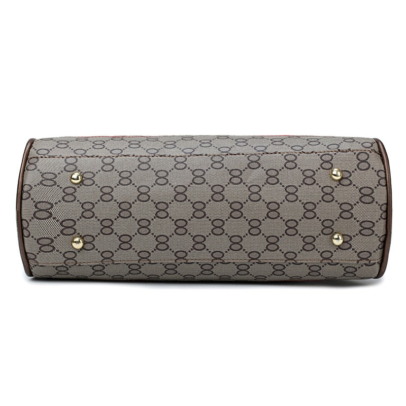 Leather Handbag Set