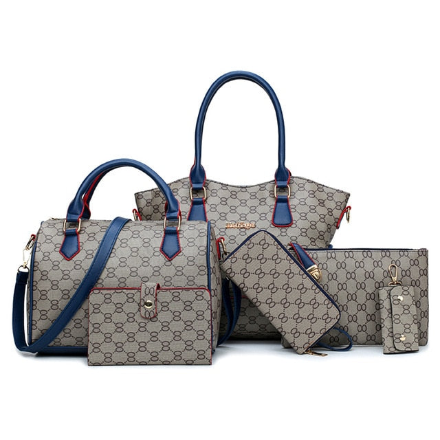 Leather Handbag Set