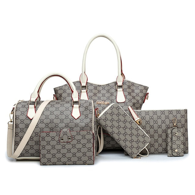 Leather Handbag Set