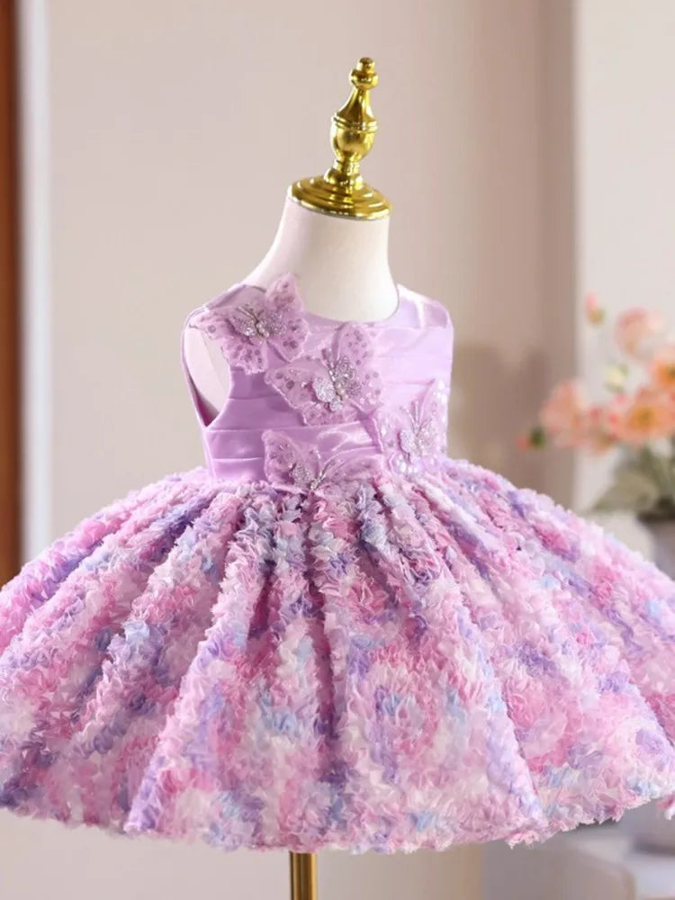 Lavender Butterfly Blossom Dress