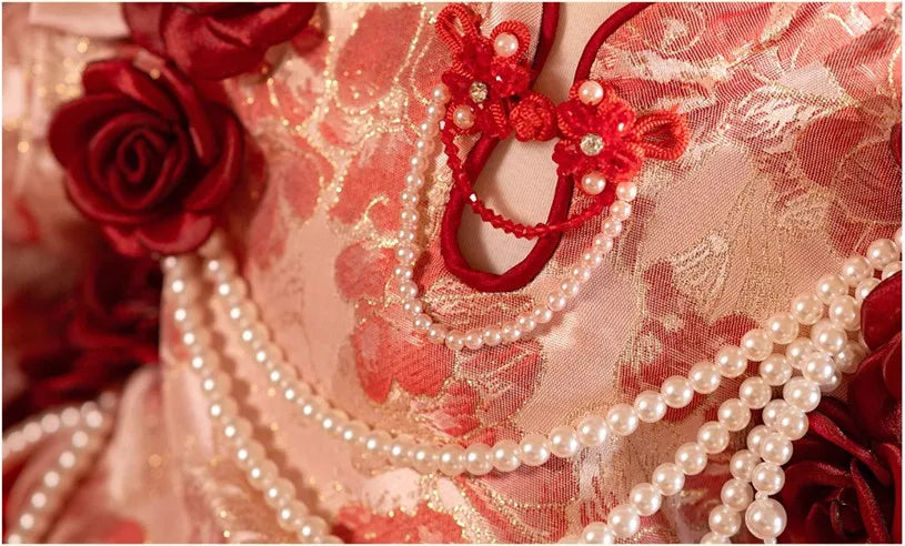 Ruby Peony Heritage Dress