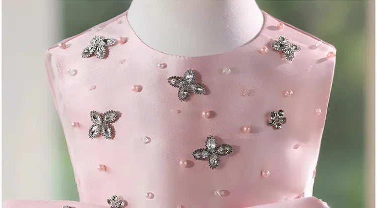 Blush Butterfly Bow Dress