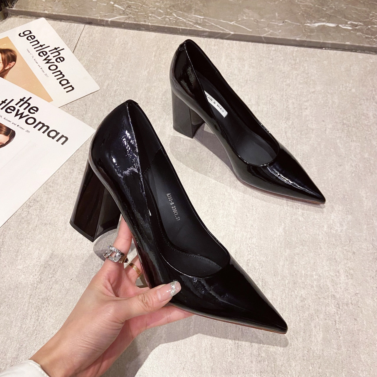 Patent Leather High Heels