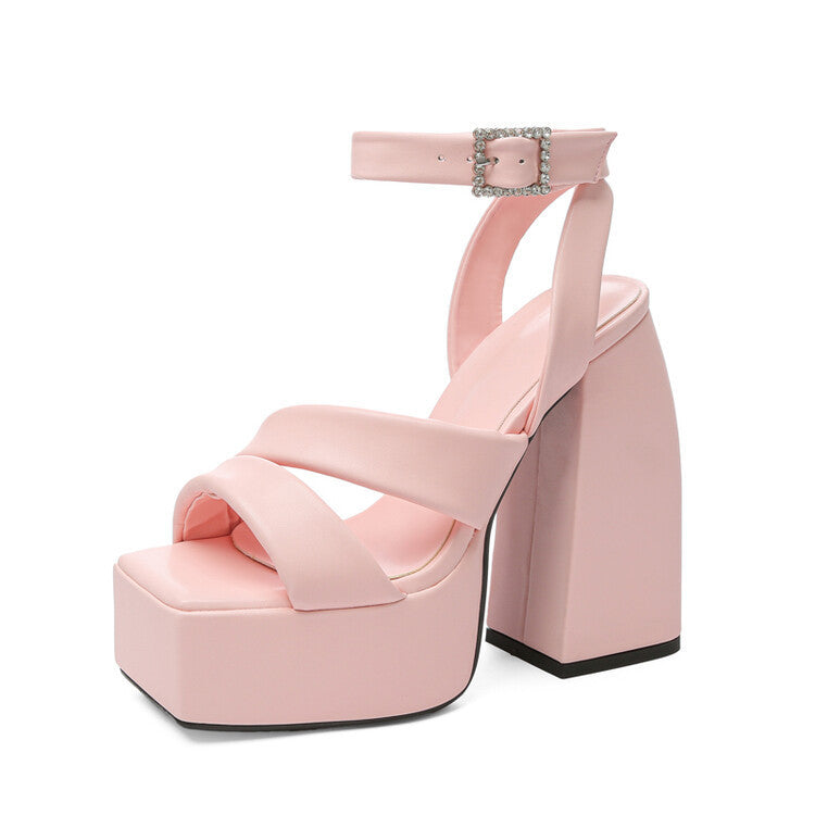 Summer High-Heeled Sandals