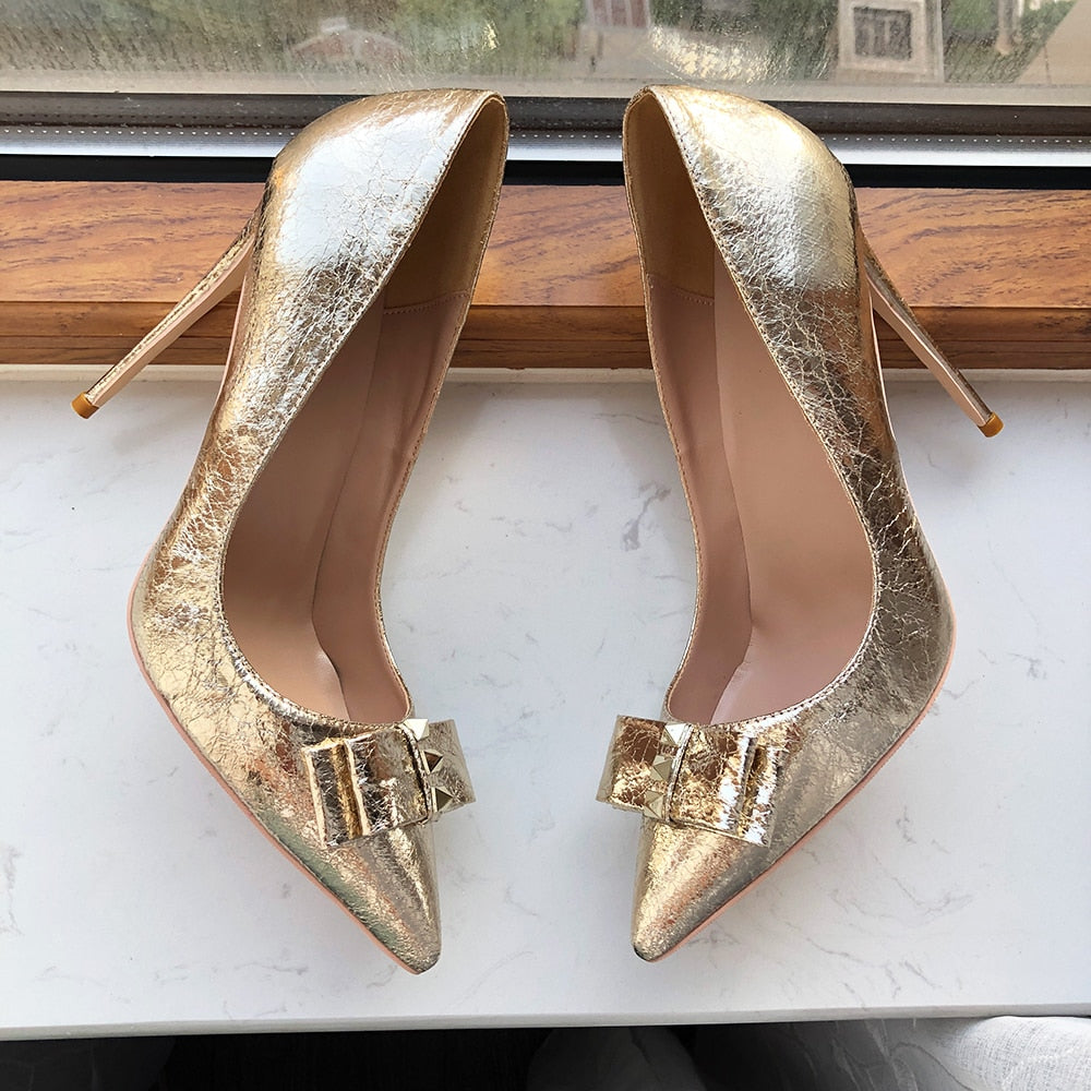 Shiny Stiletto High Heel