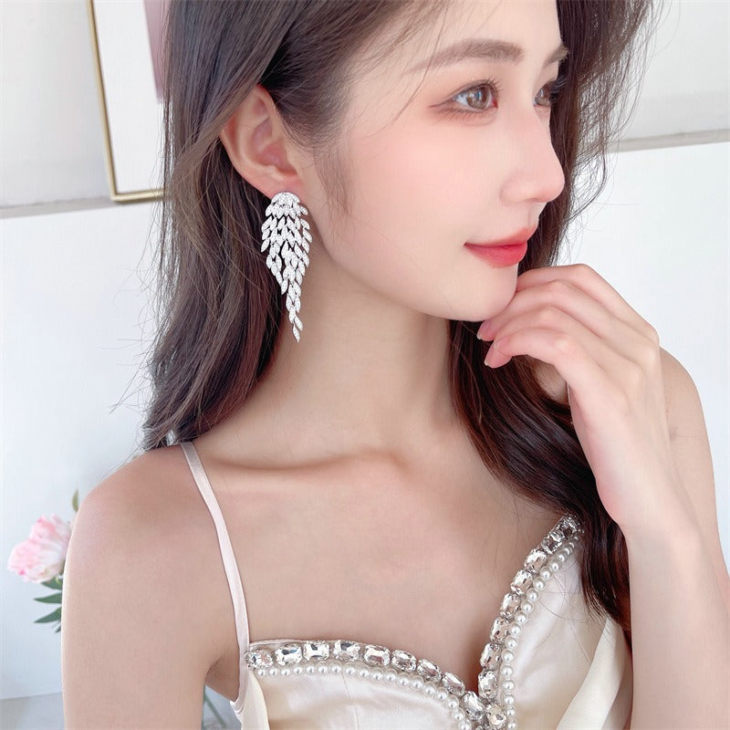 Luxury Tassel Leaf Earrings