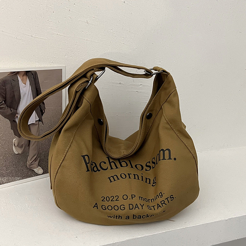 New Trendy Letter Canvas Bag