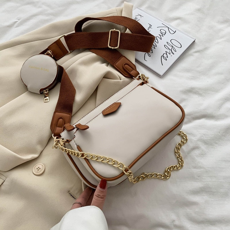Luxury Designer Shoulder Set Bag