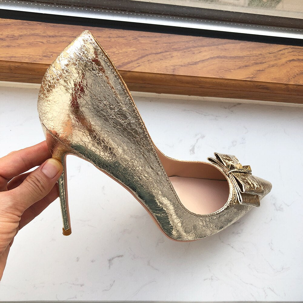 Shiny Stiletto High Heel