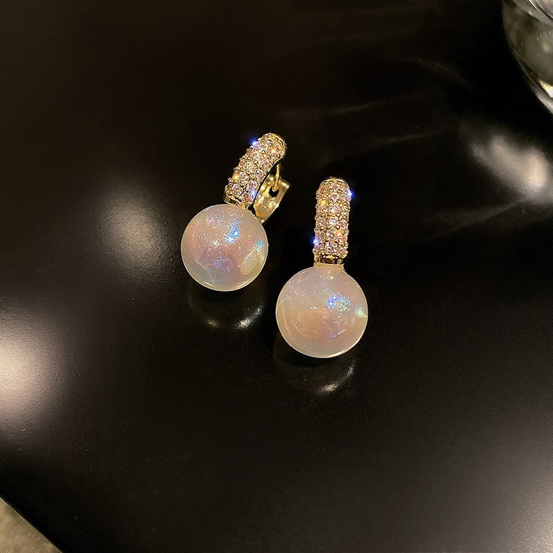 Luxury Korean Light Pearl Earrings