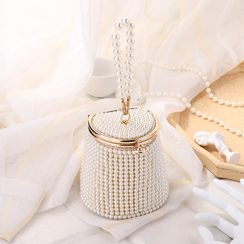 Stylish Pearl Clutch Bag