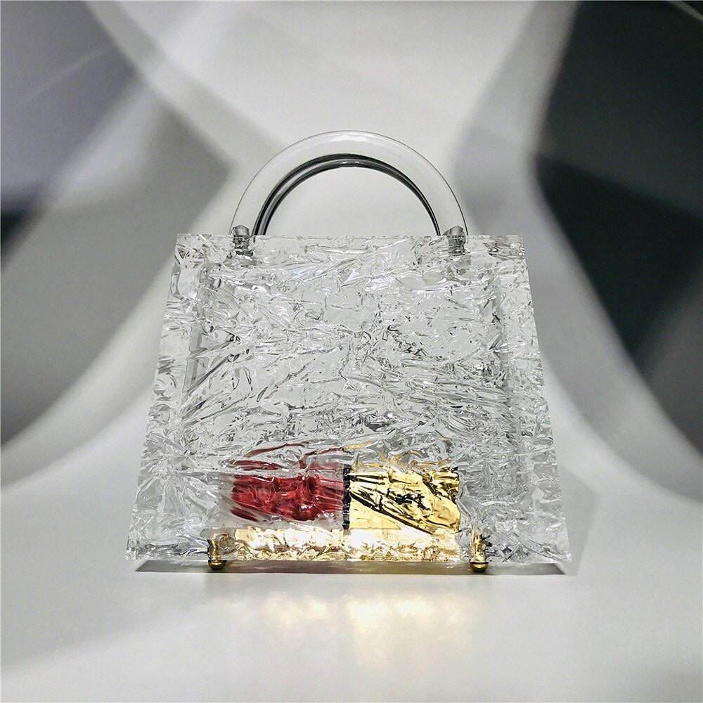 Clear Acrylic Clutch Bag