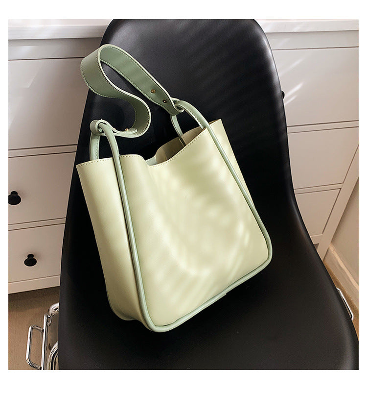 PU LEATHER TOTE BAG