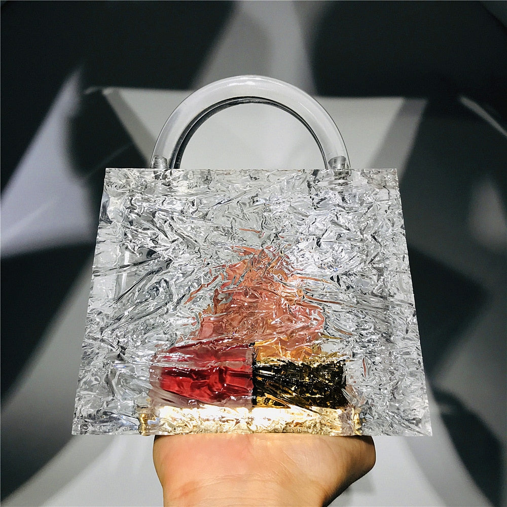 Clear Acrylic Clutch Bag