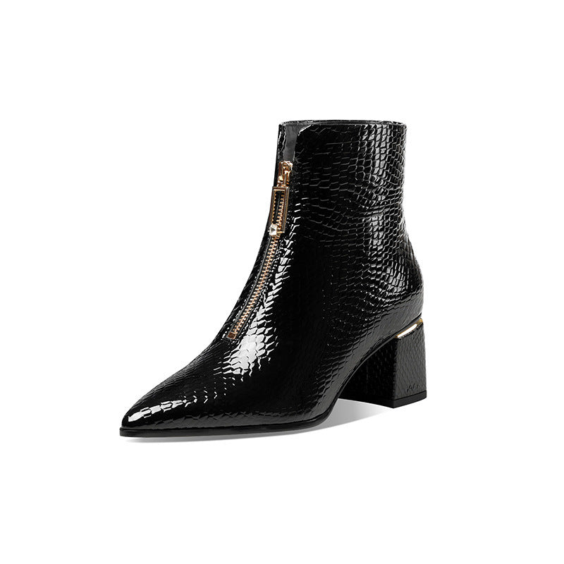 Pointed Short Boots