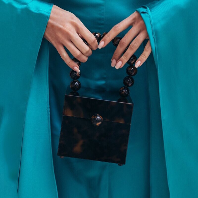 Luxury Beaded Clutch Bag