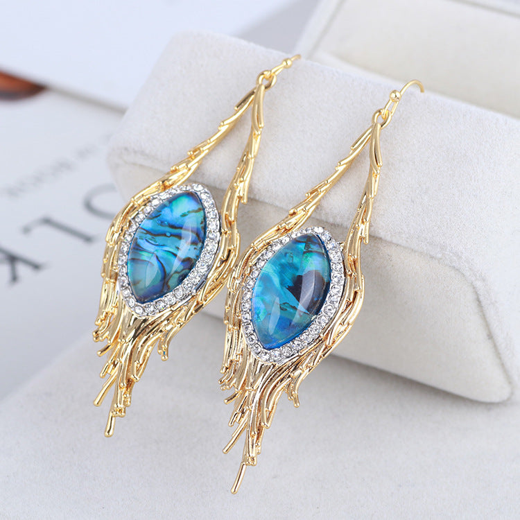 Phoenix Feather Stud Earrings