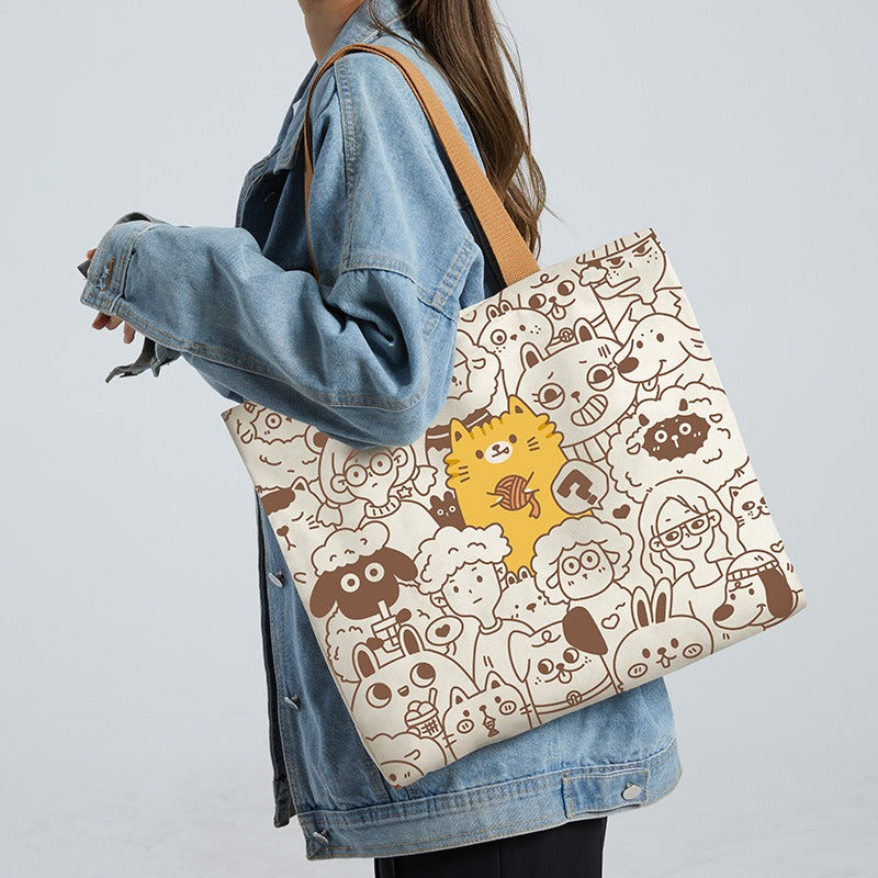Large Canvas Tote Bag