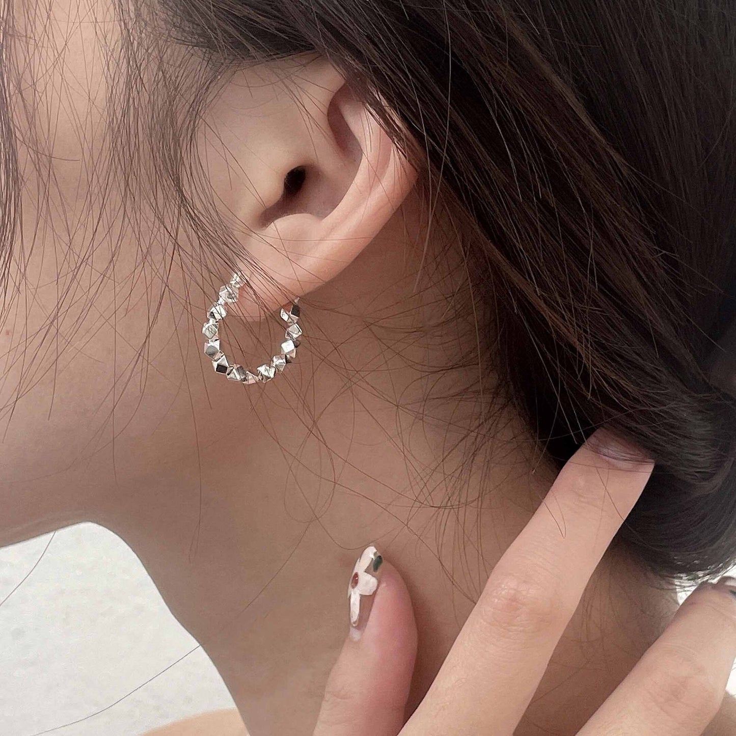 Sterling Silver 925 Broken Earrings
