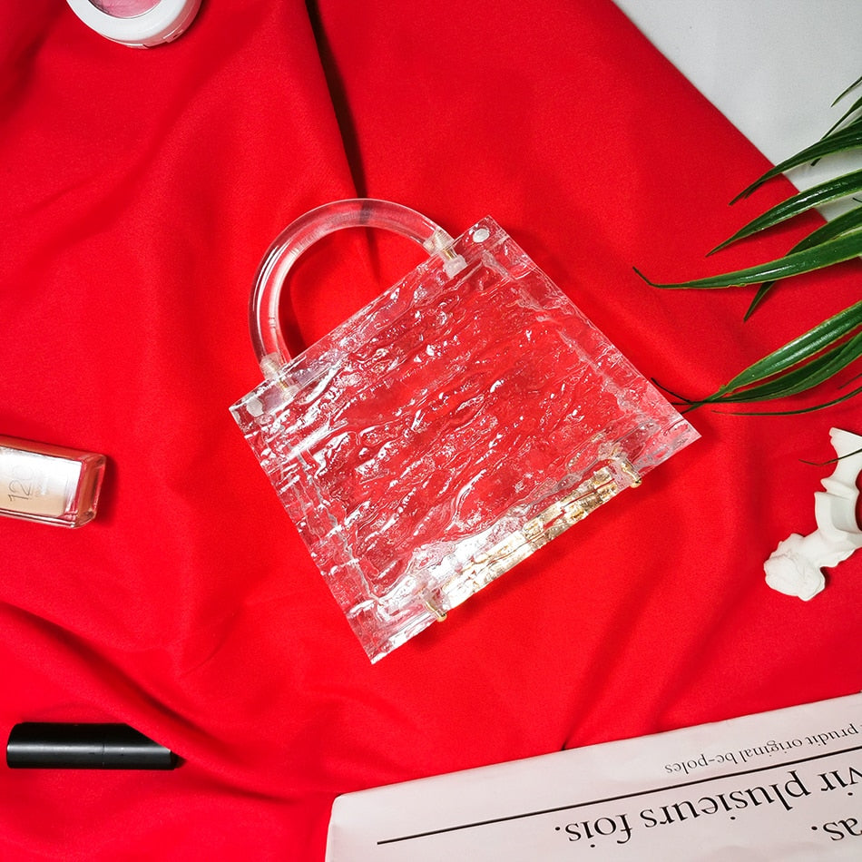Clear Acrylic Clutch Bag