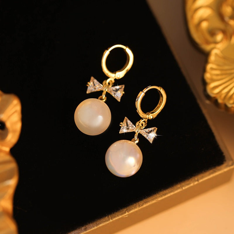 Luxury Korean Light Pearl Earrings