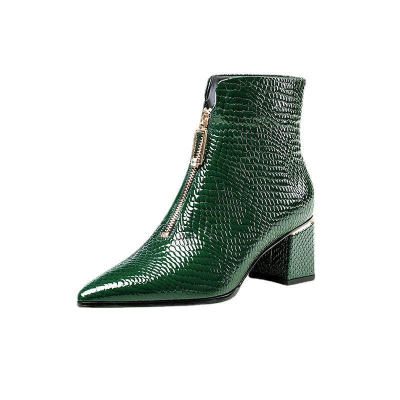 Pointed Short Boots