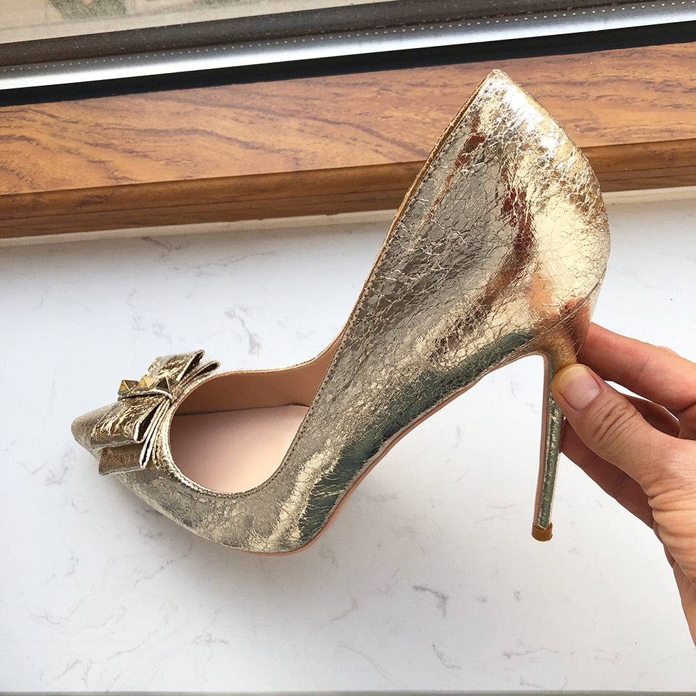 Shiny Stiletto High Heel