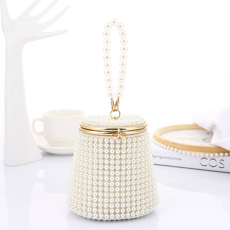 Stylish Pearl Clutch Bag