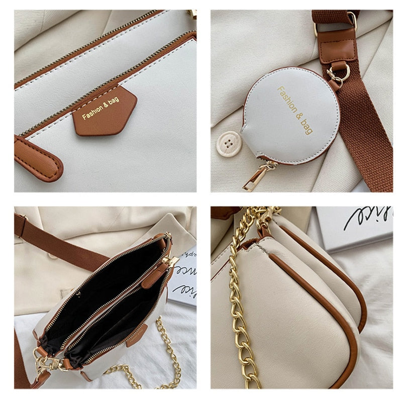 Luxury Designer Shoulder Set Bag