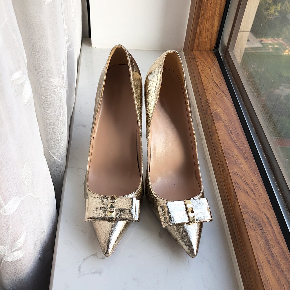 Shiny Stiletto High Heel