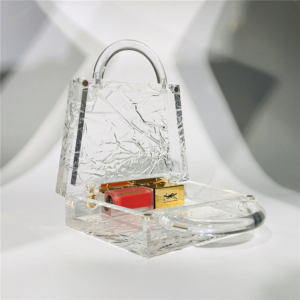 Clear Acrylic Clutch Bag