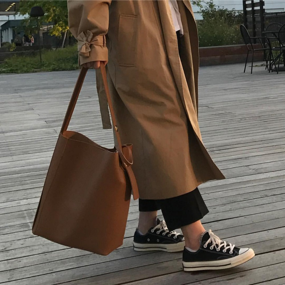 Large Bucket Hand Bag