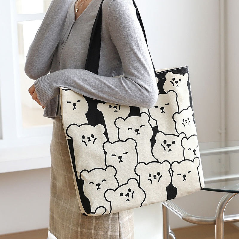 Large Canvas Tote Bag