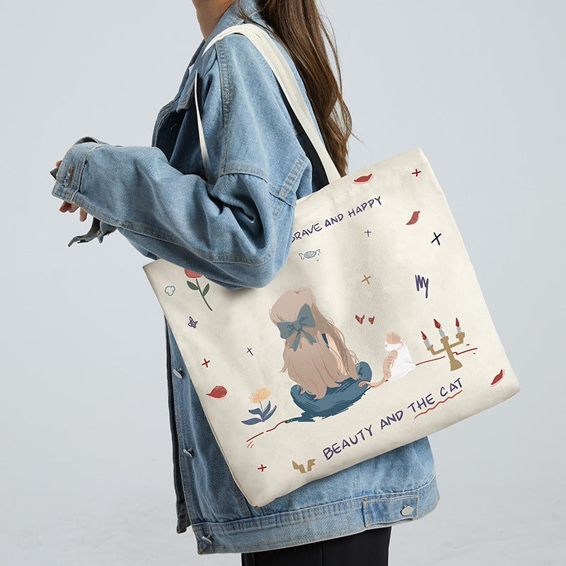 Large Canvas Tote Bag