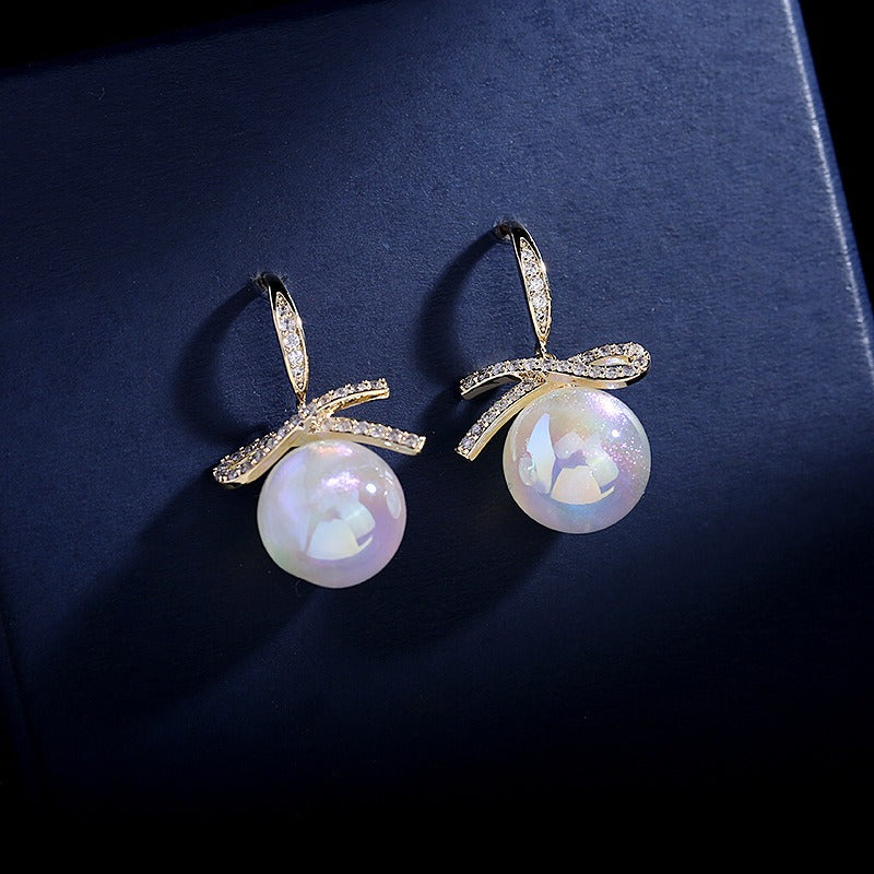 Luxury Korean Light Pearl Earrings