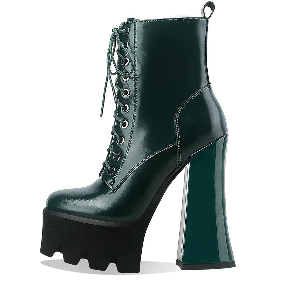High-Heeled Ankle Boots