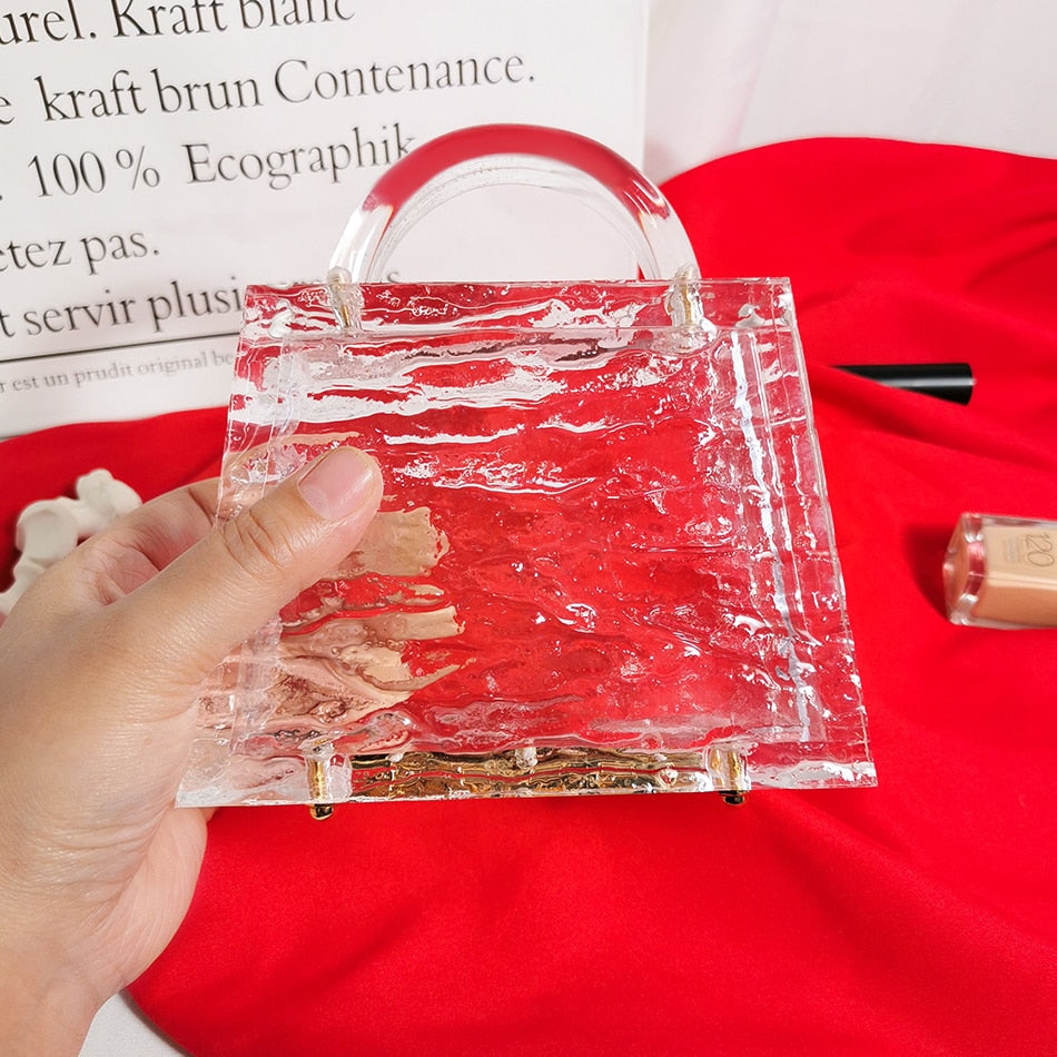 Clear Acrylic Clutch Bag