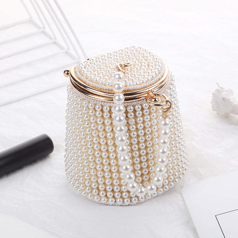 Stylish Pearl Clutch Bag