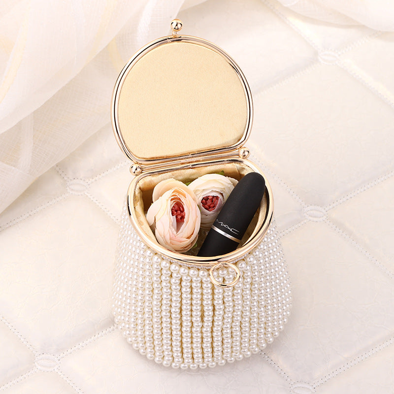 Stylish Pearl Clutch Bag