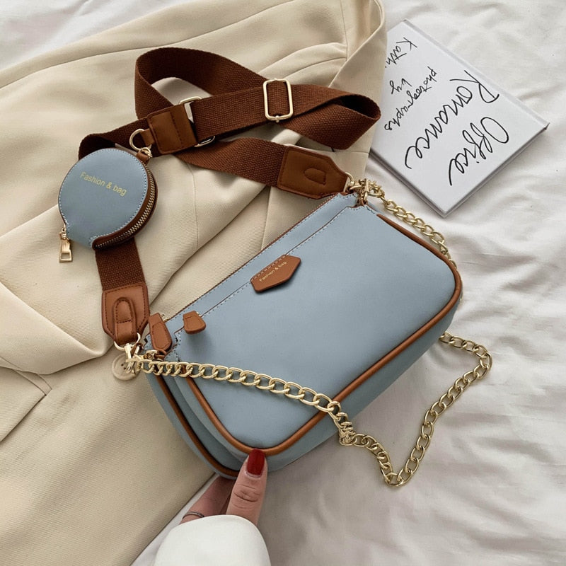 Luxury Designer Shoulder Set Bag