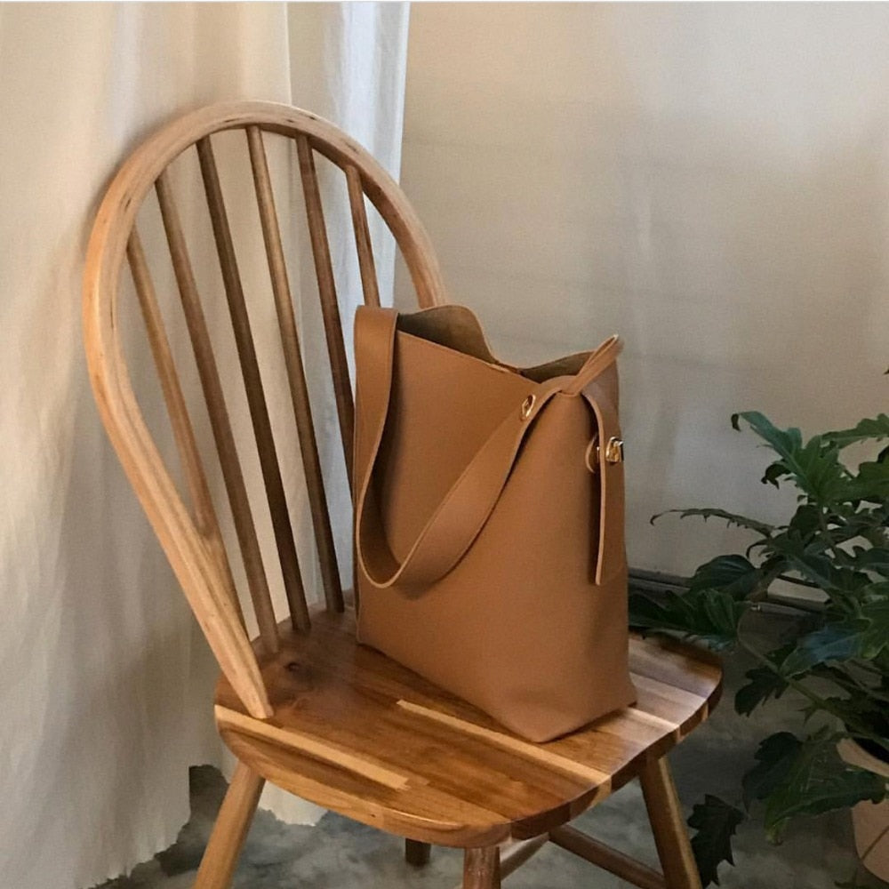 Large Bucket Hand Bag