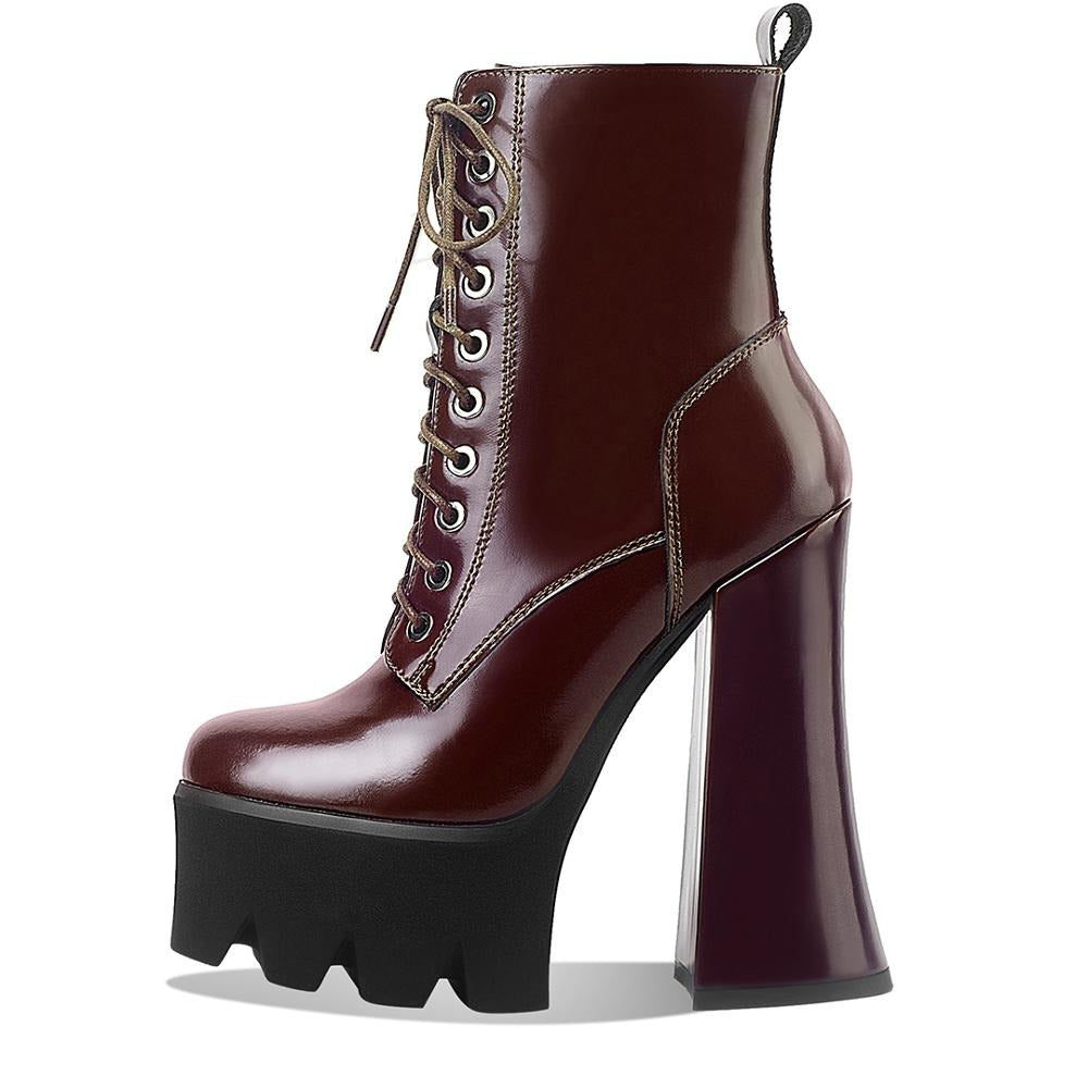 High-Heeled Ankle Boots