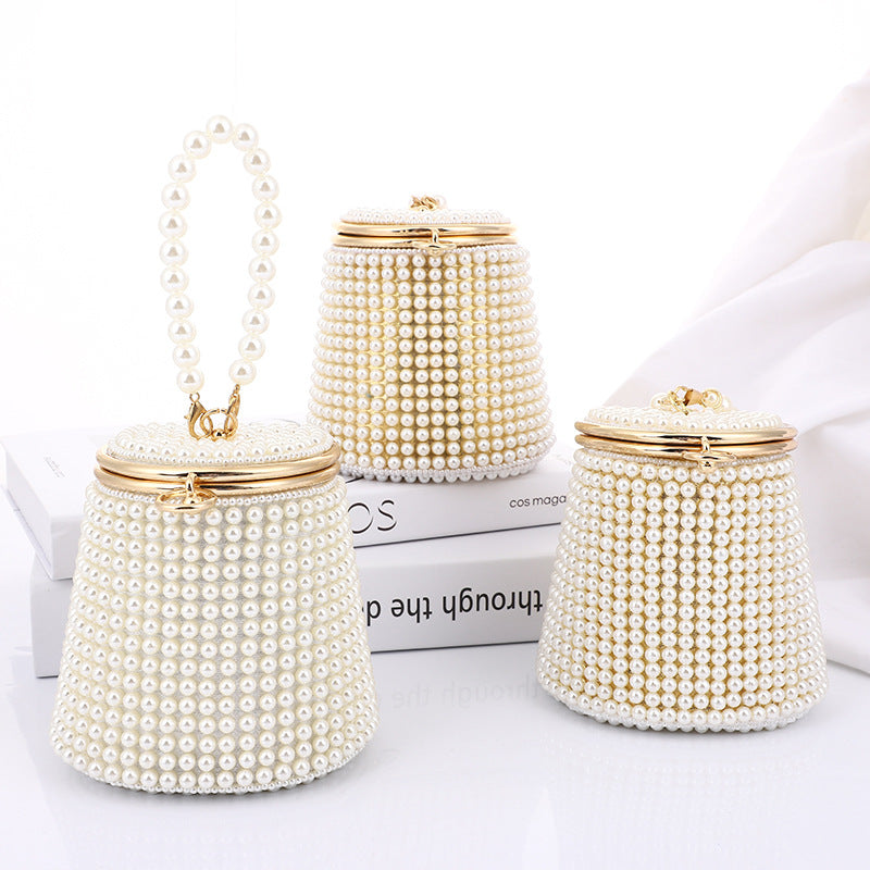 Stylish Pearl Clutch Bag