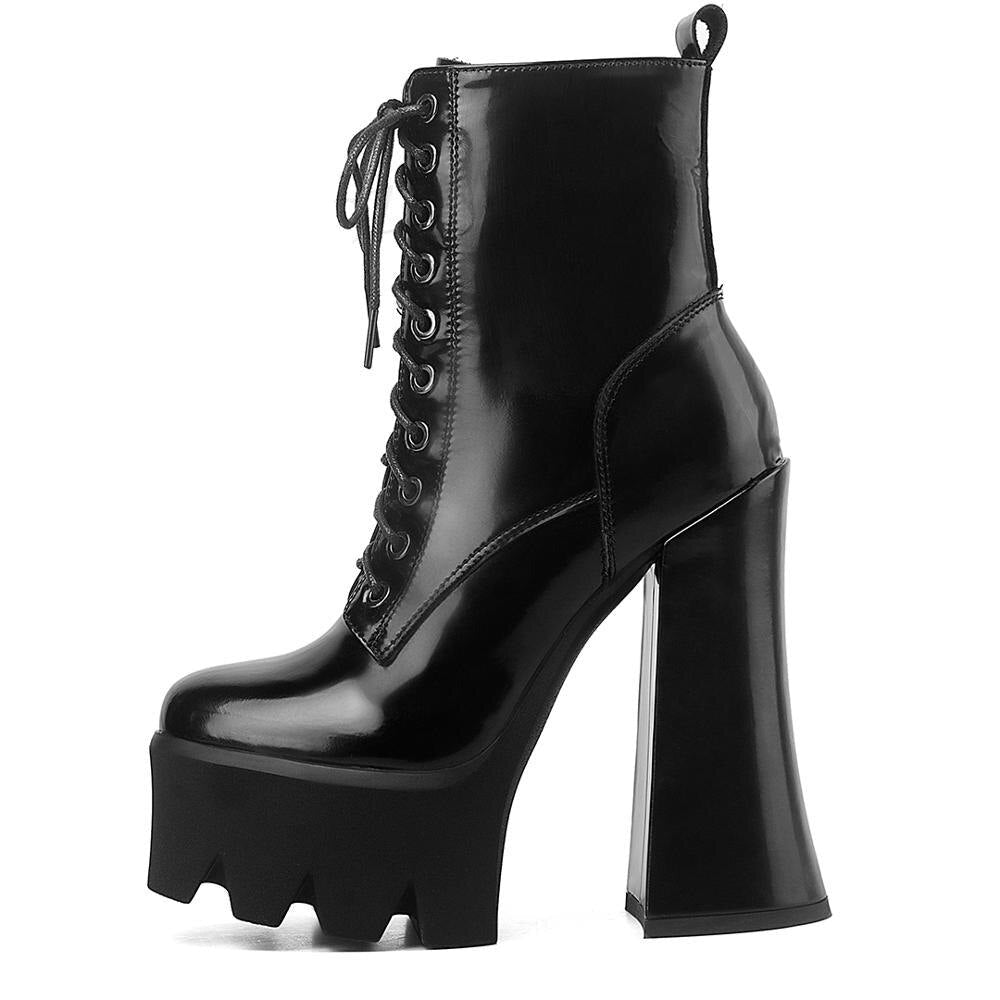 High-Heeled Ankle Boots