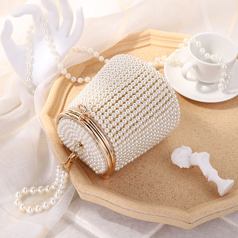 Stylish Pearl Clutch Bag