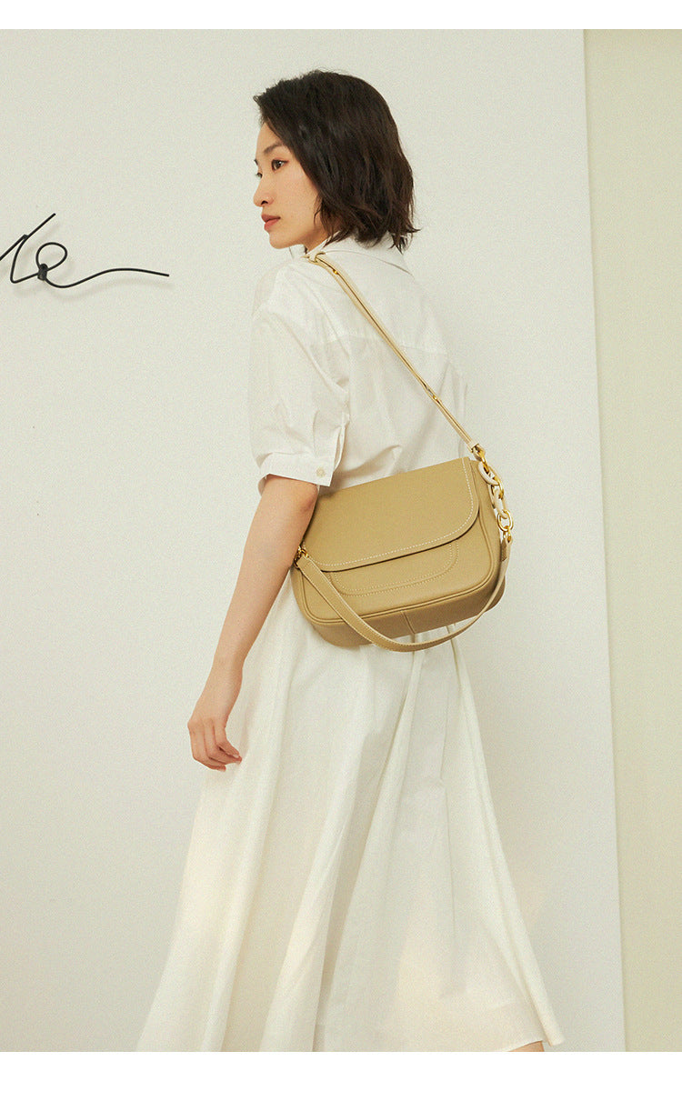 Leather Saddle Bag